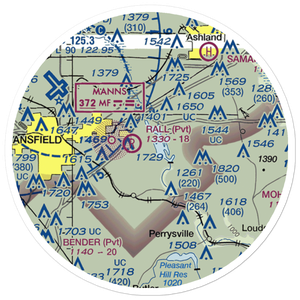 Gorman Airport (OI60) VFR Sectional Sticker (20 mile)