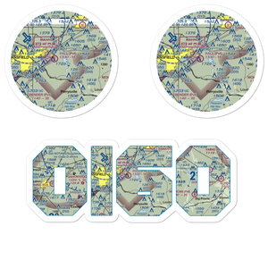 Gorman Airport (OI60) VFR Sectional Sticker Pack