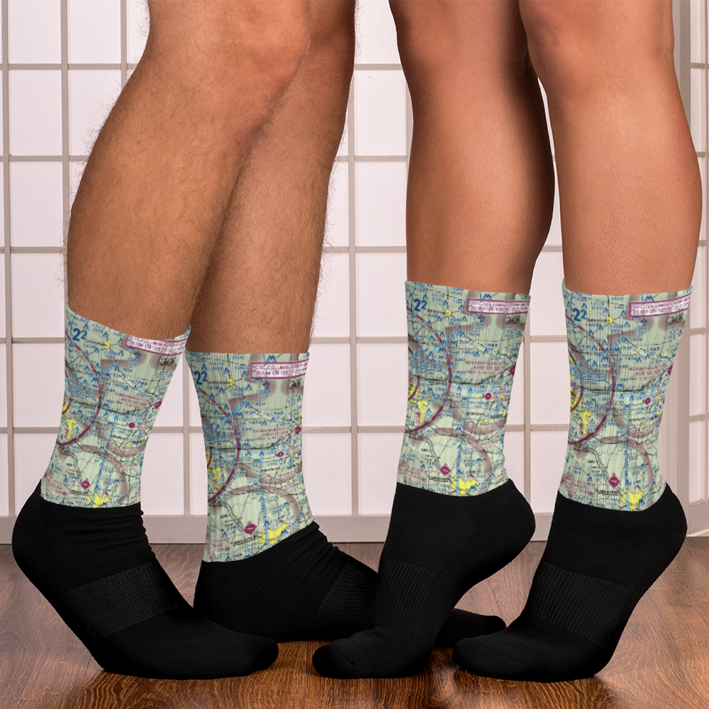 Lee's Dogpatch Airport (OI56) VFR Sectional Socks 