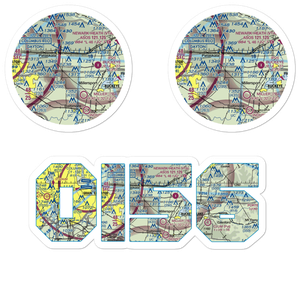 Lee's Dogpatch Airport (OI56) VFR Sectional Sticker Pack