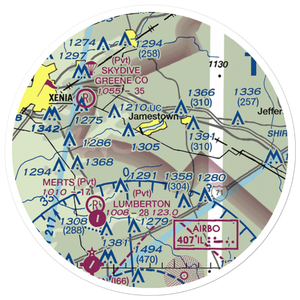Lyons Field (OI52) VFR Sectional Sticker (20 mile)