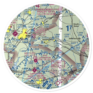 Lyons Field (OI52) VFR Sectional Sticker (30 mile)