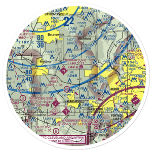 Sharondale Field (OI46) VFR Sectional Sticker (30 mile)