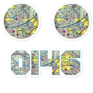 Sharondale Field (OI46) VFR Sectional Sticker Pack