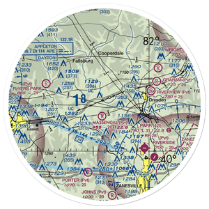 Vensil Farms Airport (OI39) VFR Sectional Sticker (30 mile)