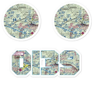 Vensil Farms Airport (OI39) VFR Sectional Sticker Pack