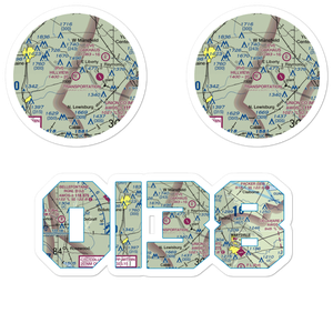 Hillview Airstrip (OI38) VFR Sectional Sticker Pack