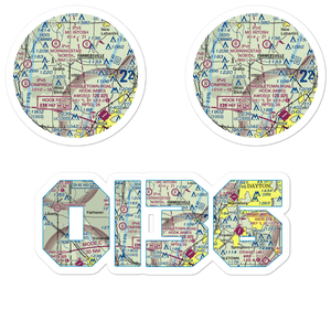 Farpoint Airfield (OI36) VFR Sectional Sticker Pack
