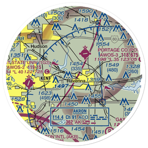 Stoney's Airport (OI32) VFR Sectional Sticker (20 mile)