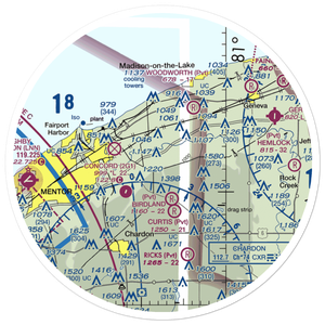 Pheasant Run Airport (OI31) VFR Sectional Sticker (30 mile)