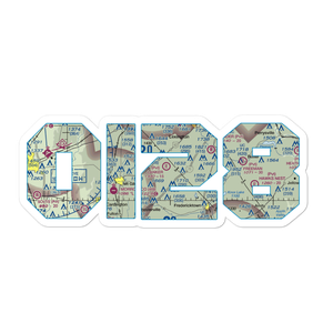 Lanker Airport (OI28) VFR Sectional Sticker