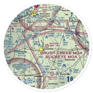 Ross Field (OI25) VFR Sectional Sticker (30 mile)