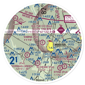 Varns Farms Airport (OI07) VFR Sectional Sticker (20 mile)