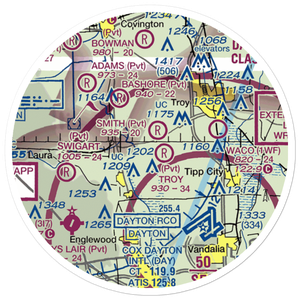 Wagner International Airport (OI06) VFR Sectional Sticker (20 mile)