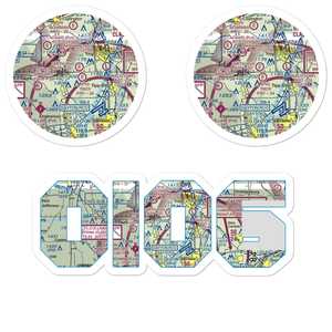 Wagner International Airport (OI06) VFR Sectional Sticker Pack