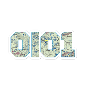 Lazy-W Airport (OI01) VFR Sectional Sticker