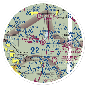 Carcioppolo Field (OH97) VFR Sectional Sticker (20 mile)