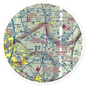 Carcioppolo Field (OH97) VFR Sectional Sticker (30 mile)
