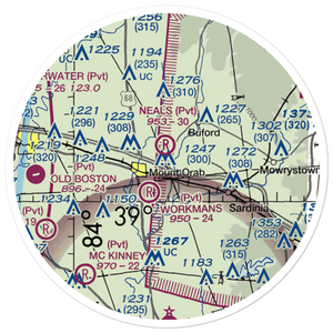 Neals Airport (OH96) VFR Sectional Sticker (20 mile)