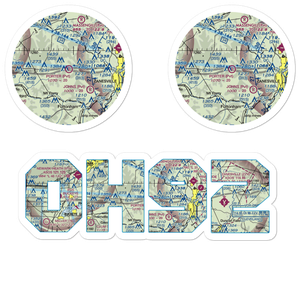 Porter Airport (OH92) VFR Sectional Sticker Pack