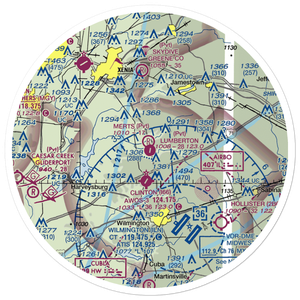 Lumberton Airport (OH77) VFR Sectional Sticker (30 mile)