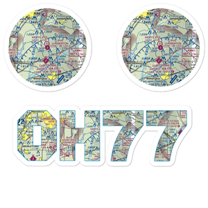 Lumberton Airport (OH77) VFR Sectional Sticker Pack