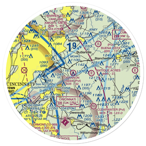 Obannon Creek Aerodrome (OH66) VFR Sectional Sticker (30 mile)