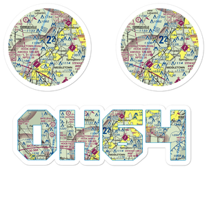 Hummel Airport (OH64) VFR Sectional Sticker Pack