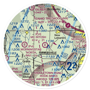Mc Intosh Airport (OH59) VFR Sectional Sticker (20 mile)