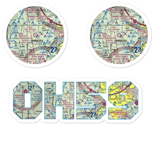 Mc Intosh Airport (OH59) VFR Sectional Sticker Pack