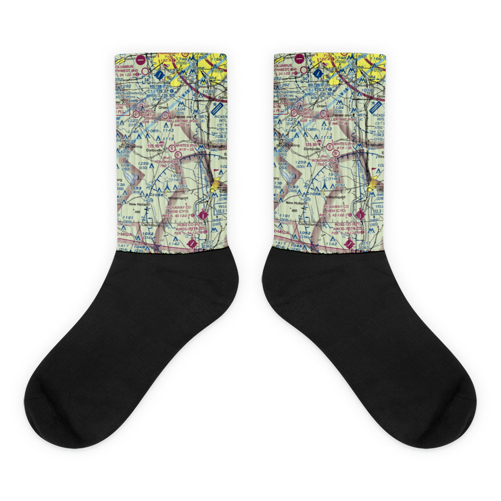 Lindsey L.S. Airport (OH50) VFR Sectional Socks 