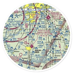 Drake Airport (OH45) VFR Sectional Sticker (30 mile)