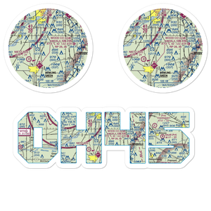Drake Airport (OH45) VFR Sectional Sticker Pack