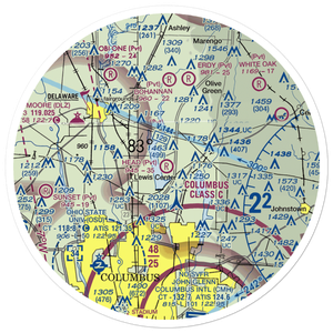Head Field (OH44) VFR Sectional Sticker (30 mile)