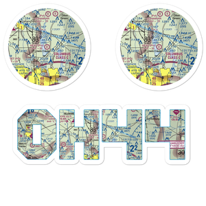 Head Field (OH44) VFR Sectional Sticker Pack