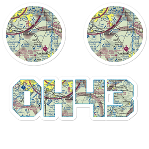 Anderson Airport (OH43) VFR Sectional Sticker Pack