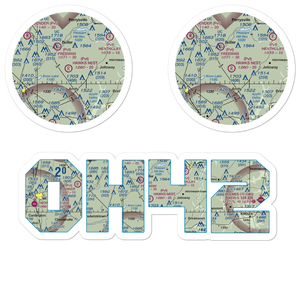 Hawk's Nest Airport (OH42) VFR Sectional Sticker Pack