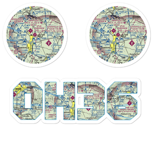 Riverside Airport (OH36) VFR Sectional Sticker Pack