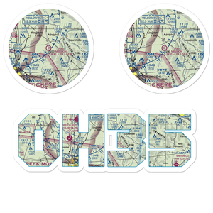 Mission Field (OH35) VFR Sectional Sticker Pack