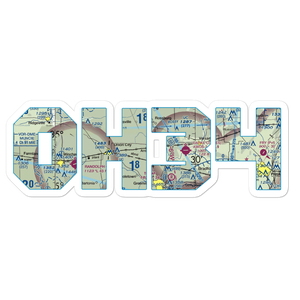 Leis Airport (OH34) VFR Sectional Sticker