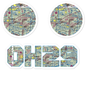 Petersburg Airport (OH29) VFR Sectional Sticker Pack