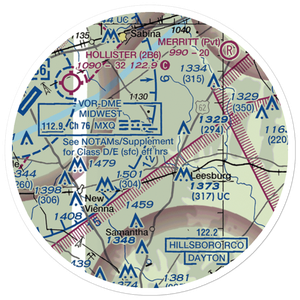 Donner Field (OH28) VFR Sectional Sticker (20 mile)