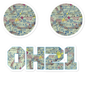 Horning Airport (OH21) VFR Sectional Sticker Pack