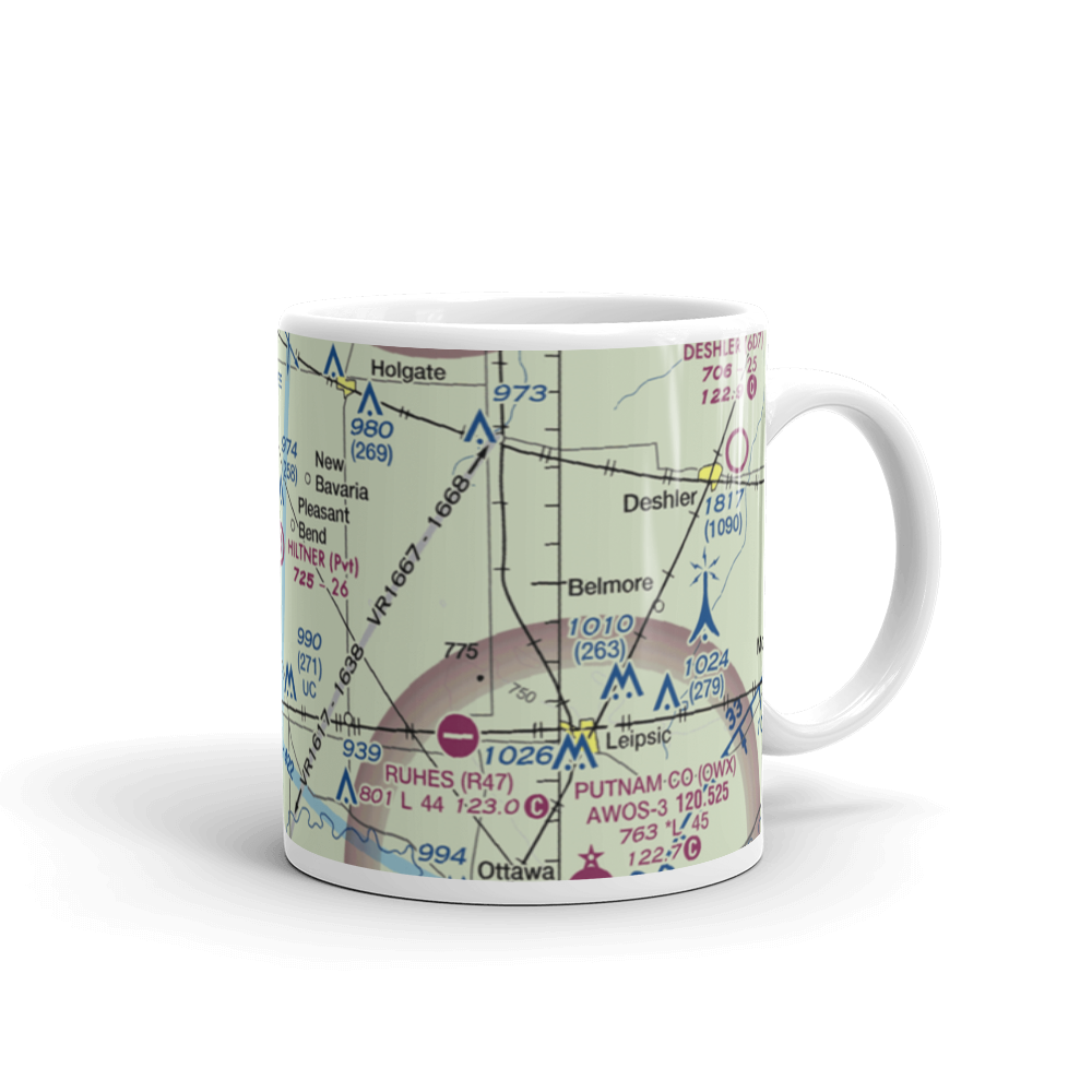 Hiltner Airport (OH19) VFR Sectional  Mug 