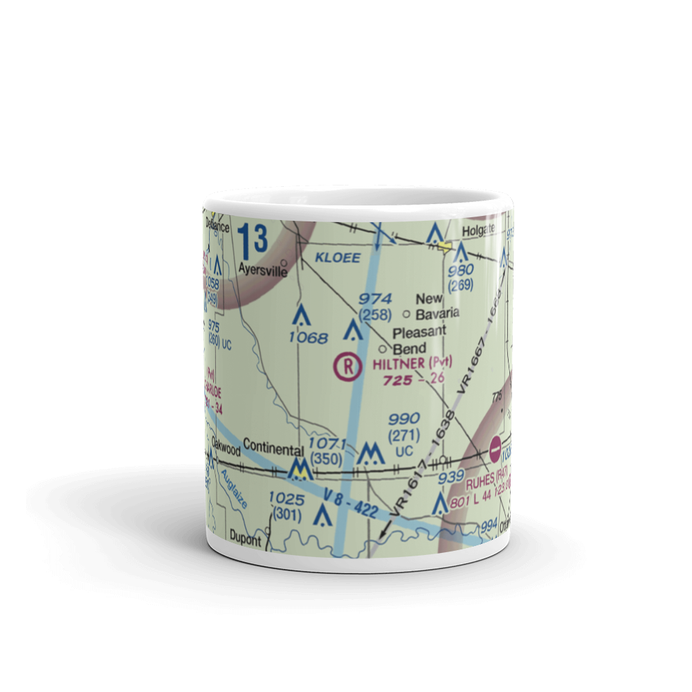 Hiltner Airport (OH19) VFR Sectional  Mug 