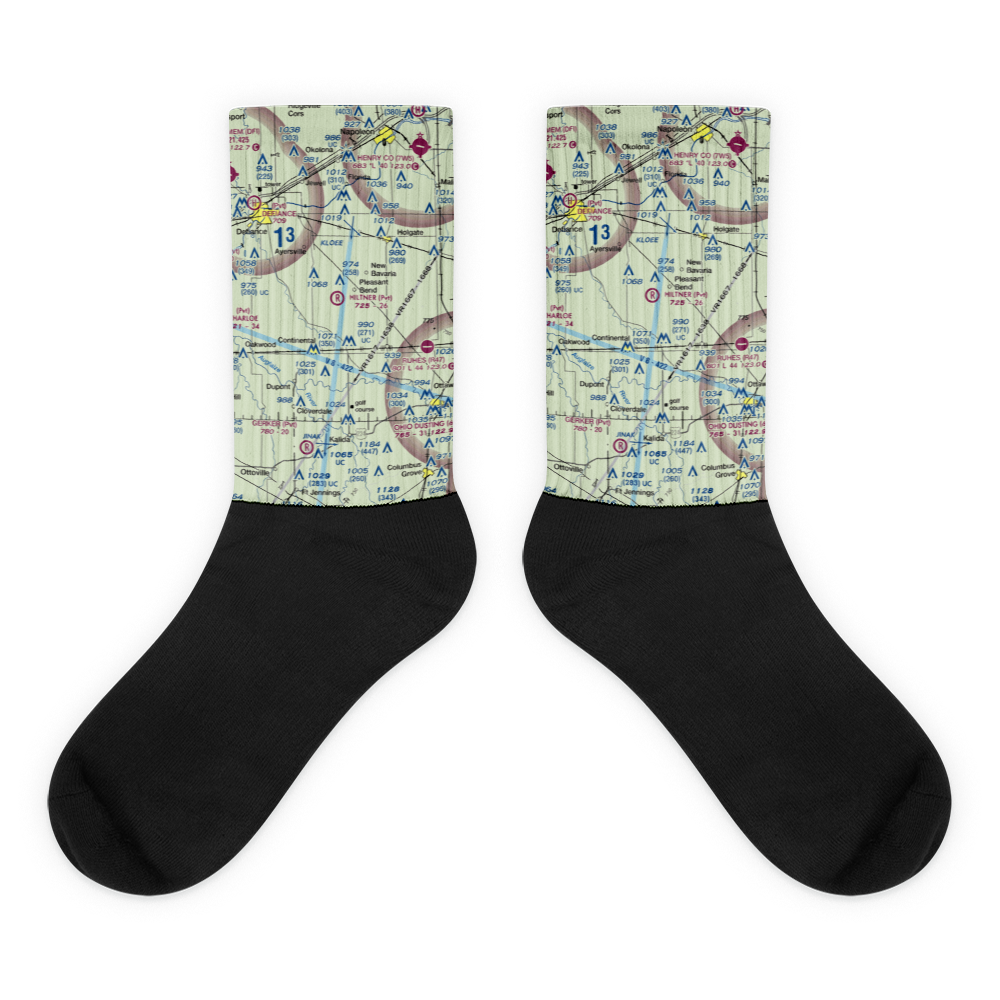 Hiltner Airport (OH19) VFR Sectional Socks 