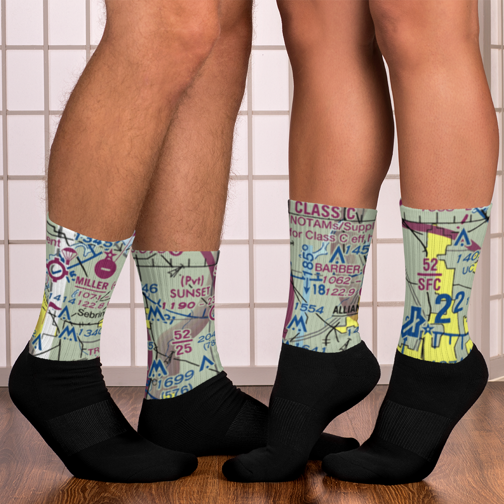 Sunset Strip (OH07) VFR Sectional Socks 