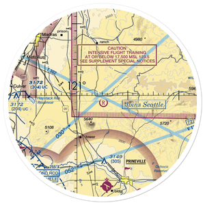 Six Springs Ranch Airport (OG51) VFR Sectional Sticker (30 mile)
