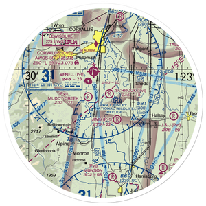 Coca Cola Airport (OG49) VFR Sectional Sticker (30 mile)