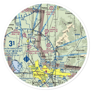 Greer Airport (OG48) VFR Sectional Sticker (30 mile)